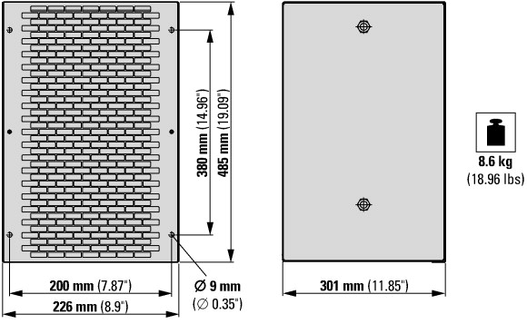 171911 Тормозной резистор, 22 Ом, 1400 Вт (DX-BR022-1K4)