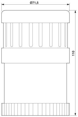 Phoenix contact 2700137 PSD-S AE SP1-3 100DB/2 Акустический элемент