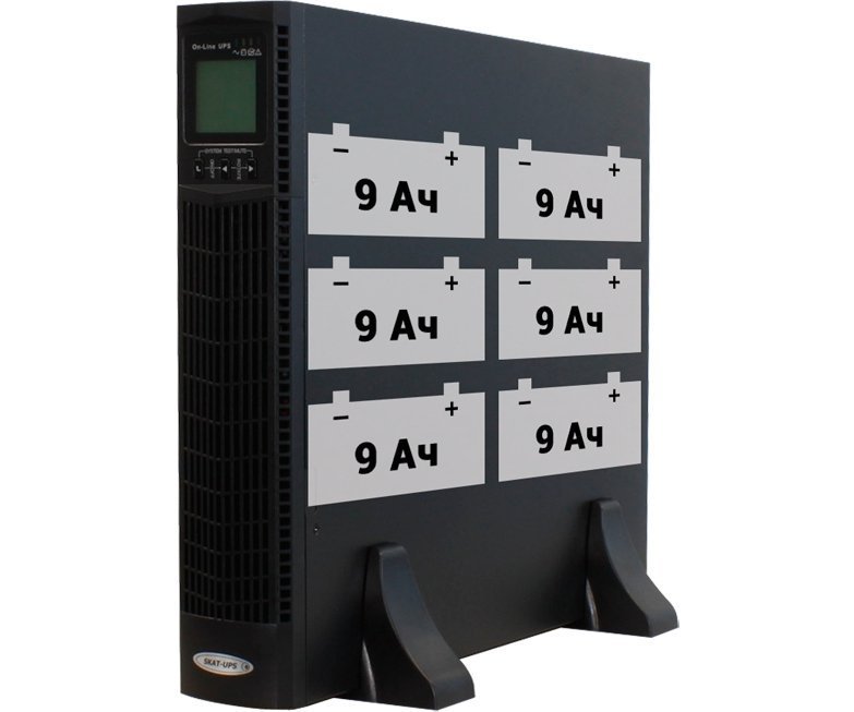 SKAT-UPS 3000 RACK+6x9Ah
