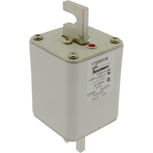 170M5146 Быстрый предохранитель 630A 1250V 2/110 AR CU