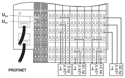 Phoenix contact 2702289 ILB PN 24 DI16 DIO16-EF Модуль ввода-вывода
