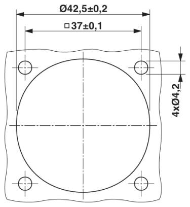 Phoenix contact 1605831 SM-7EP1N8AC003 Проходная часть, задняя часть стенки