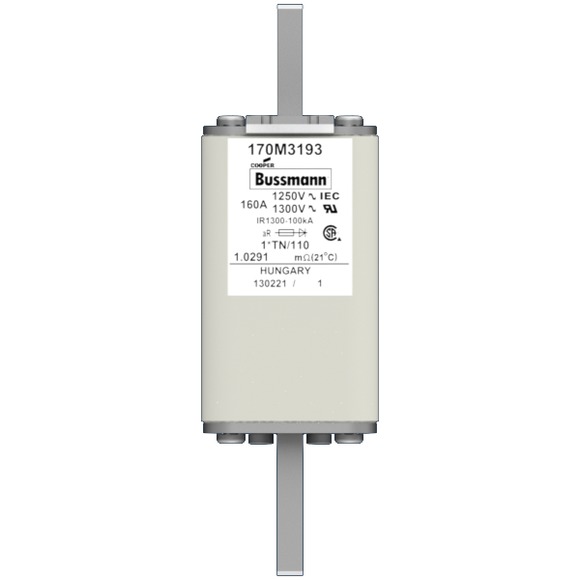 170M3193 Быстрый предохранитель 160A 1250V 1*TN/110 AR CU