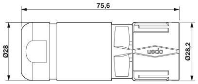 Phoenix contact 1618202 SF-5ES1N8A8LDLS Кабельный соединитель