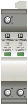 Phoenix contact 2907875 VAL-SEC-T2-2+0-220DC-FM Разрядник для защиты от импульсных перенапряжений, тип 2