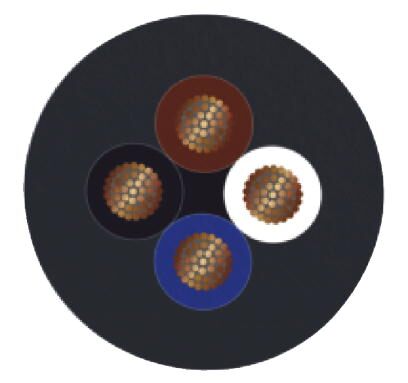 Phoenix contact 1415015 SAC-4P-DTMS/10,0-PUR Кабель для датчика / исполнительного элемента