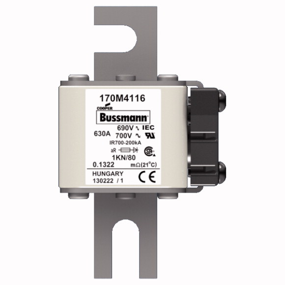 170M4116 Быстрый предохранитель 630A 690V 1KN/80 AR UC