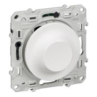 Schneider Electric S52R511 ODACE СВЕТОРЕГУЛЯТОР поворотно-нажимной, 40-600 ВА, БЕЛЫЙ