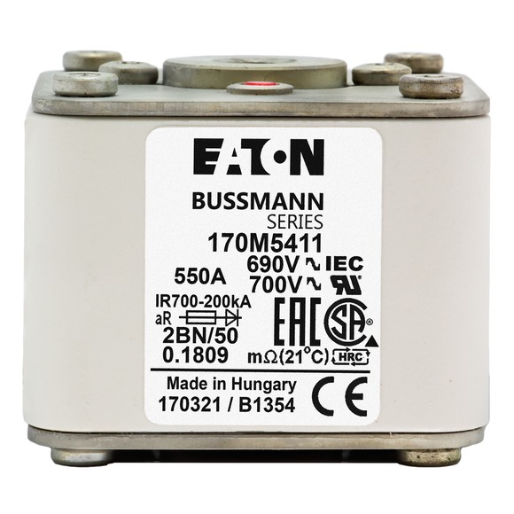 170M5411 Быстрый предохранитель 550A 690V 2BN/50 AR UC