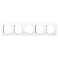 Schneider Electric MTN515525 MERTEN M-Plan РАМКА 5 постов, АКТИВНЫЙ БЕЛЫЙ, SM