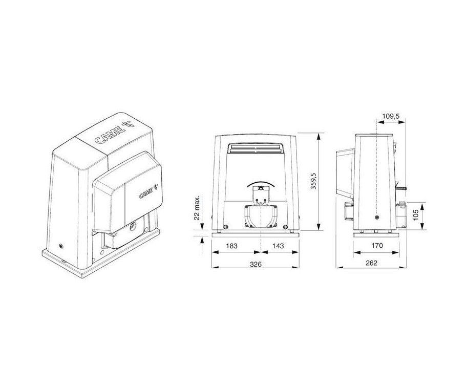 CAME BKS12AGS (801MS-0080)