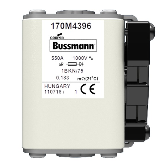 170M4396 Быстрый предохранитель 550A 1000V 1BKN/75 AR