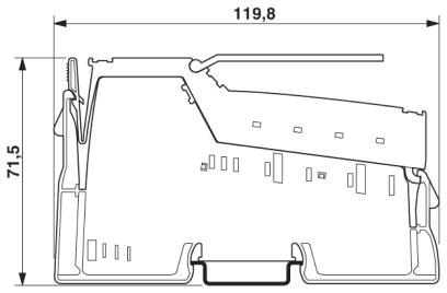 Phoenix contact 2861674 IB IL 24 PWR IN/R-PAC Клеммы Inline