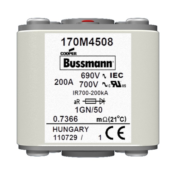 170M4509 Быстрый предохранитель 250A 690V 1GN/50 AR UC