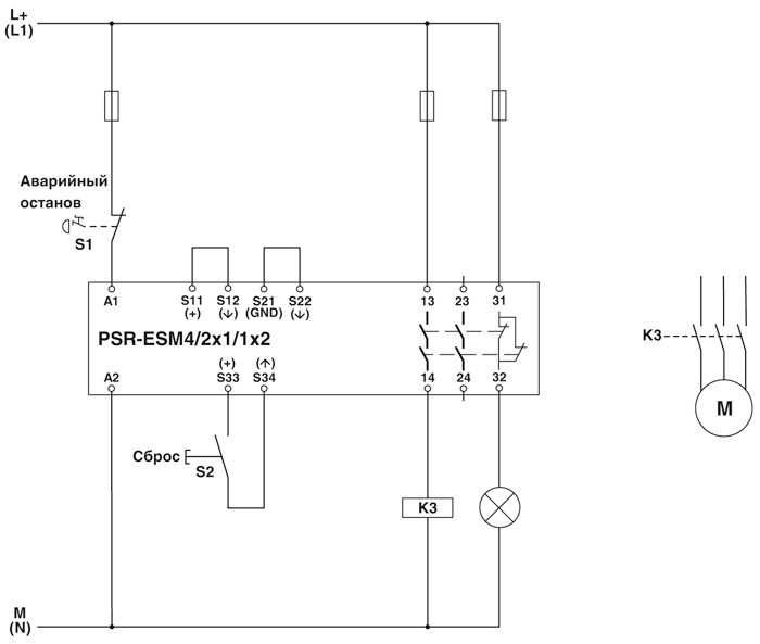 Phoenix contact 2963718 PSR-SCP- 24UC/ESM4/2X1/1X2 Реле безопасности