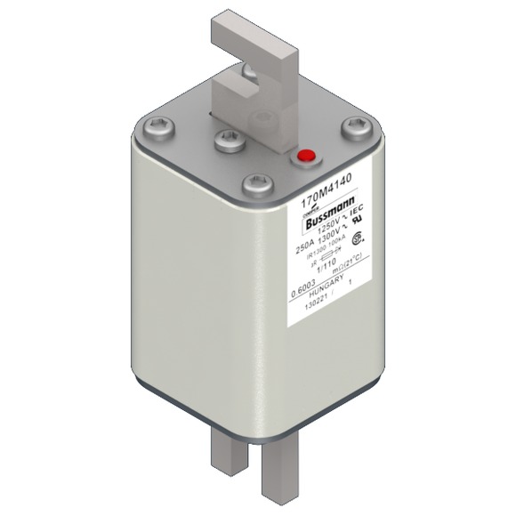 170M4140 Быстрый предохранитель 250A 1250V 1/110 AR CU