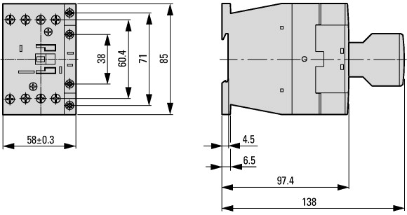 109797 DILMP32-10(230V50HZ,240V60HZ) КОНТАКТОР MOELLER / EATON (арт.109797)