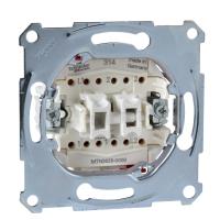 Schneider Electric MTN3626-0000 MERTEN МЕХАНИЗМ 1-полюсного 2-клавишного выкл.на два направления сх.6+6 16AХ, QF