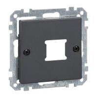 Schneider Electric MTN291114 MERTEN ЦЕНТР.ПЛАТА д/розетки RJ11/RJ45,1пост, АНТРАЦИТ, QF SM