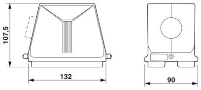 Phoenix contact 1424859 HC-STA-B48-HHFS-1STP42-EM-AL Корпус