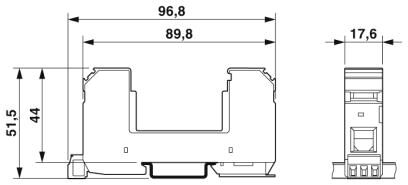 Phoenix contact 2801047 VAL-MS-T1/T2 BE-FM Базовый элемент