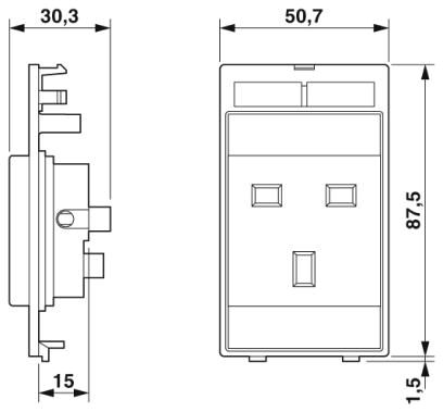 Phoenix contact 1656547 VS-SI-SD-GB Вставка розетки