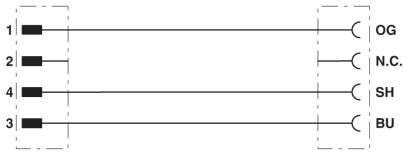 Phoenix contact 1419123 SAC-3P-M12MS/10,0-961/M12FR VA Системный кабель шины