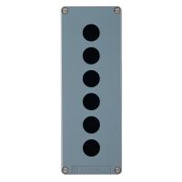 Schneider Electric XAPM4506 КНОПОЧНЫЙ ПОСТ МЕТАЛЛИЧЕСКИЙ 6 ОТВ. 80Х220