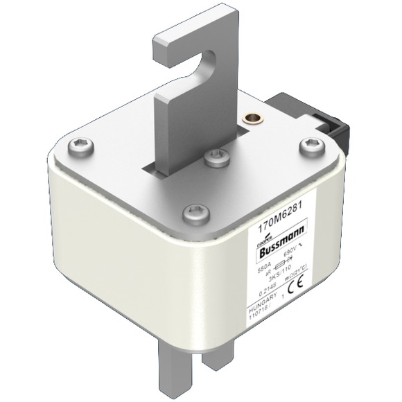 170M6281 Быстрый предохранитель 550A 690V 3KS/110 AR