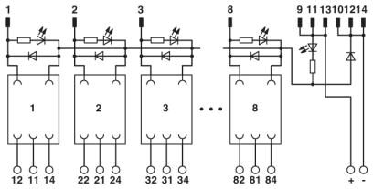 Phoenix contact 2974914 UMK- 8 RELS/KSR-G24/21/PLC Активный модуль