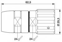Phoenix contact 1605905 TU-06P1N8A8UAB Кабельный соединитель