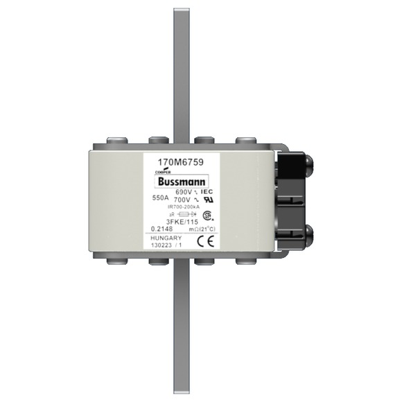 170M6759 Быстрый предохранитель 550A 690V 3FKE/115 AR UC