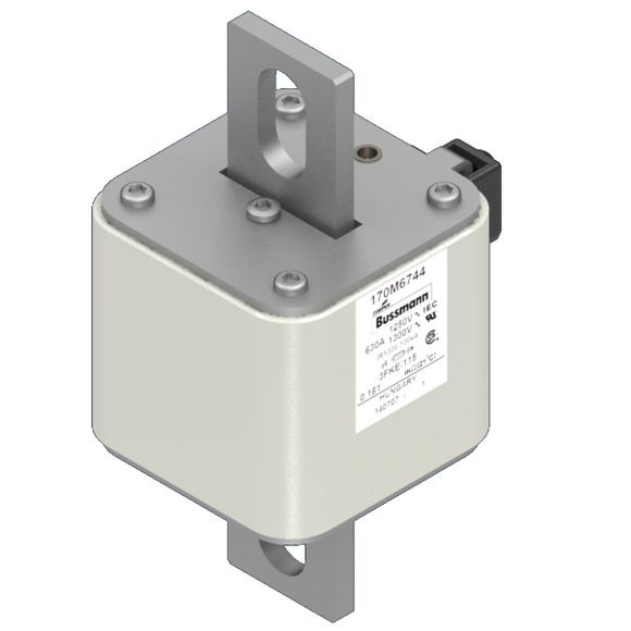 170M6744 Быстрый предохранитель 630A 1250V 3FKE/115 AR CU
