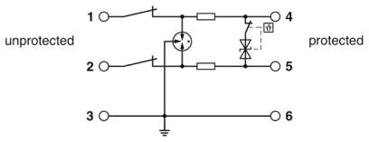 Phoenix contact 2906738 TTC-6P-1X2-M-24DC-UT-I Устройство защиты от перенапряжений