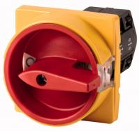 45484 TM-2-8292/E/SVB Главный выключатель , 3P , Iu = 10A, красно-желтая ручка, 0-1 , 90 °, переднее крепление MOELLER / EATON (арт.045484)