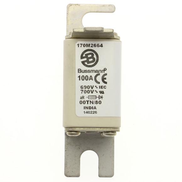 170M2664 Быстрый предохранитель 100A 690V 00TN/80 AR UR