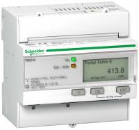 Schneider Electric A9MEM3110R Счетчик 3-ф актив. энергии iEM3110, 1 тариф, имп. выход, кл. точн. 1, прям. вкл.