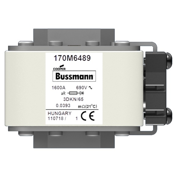 170M6489 Быстрый предохранитель 1600A 690V 3DKN/65 AR