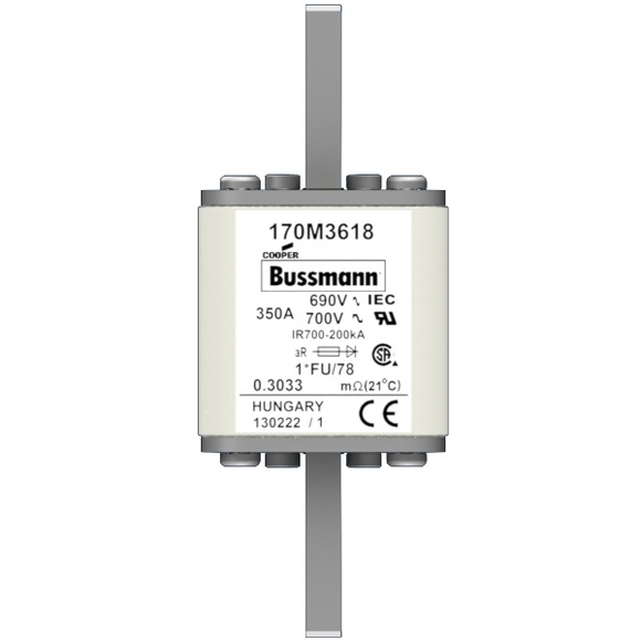 170M3618 Быстрый предохранитель 350A 690V 1*FU/78 AR UC