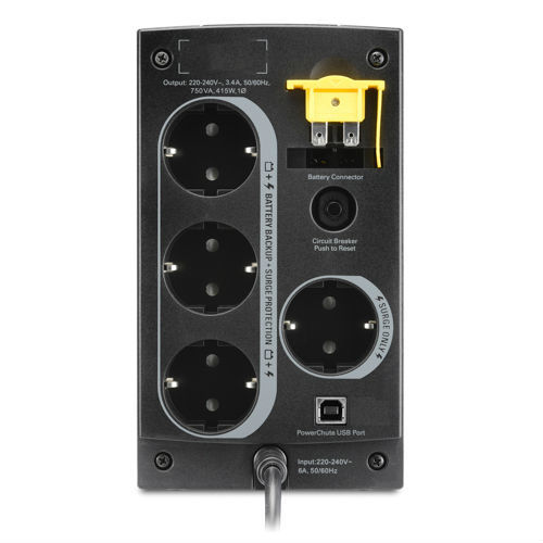 ИБП APC by Schneider Electric Back-UPS 750VA 230V Schuko BC750-RS