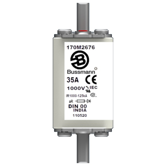 170M2676 Быстрый предохранитель 35A 1000V DIN 00 AR