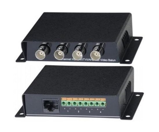 SC&T TTP414HD пассивный 4-канальный приёмопередатчик HDCVI/HDTVI/AHD по витой паре