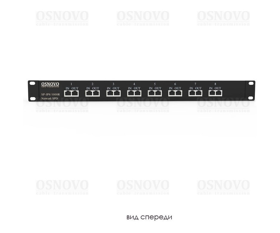 OSNOVO SP-IP8/1000R устройство грозозащиты