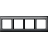 Schneider Electric MTN400414 MERTEN Aquadesign РАМКА 4-ПОСТА, АНТРАЦИТ