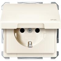 Schneider Electric MTN2414-4044 MERTEN Aquadesign МЕХ-М РОЗЕТКИ с крышкой, БЕЖЕВЫЙ