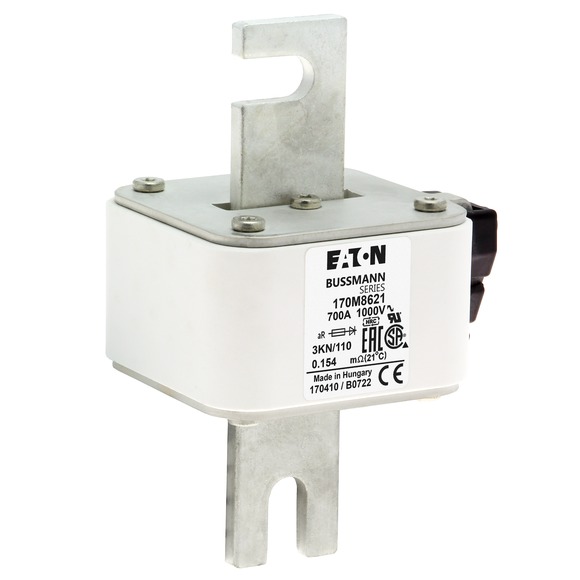 170M8621 Быстрый предохранитель 700A 1000V 3KN/110 AR UR