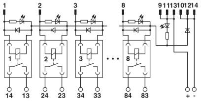 Phoenix contact 2979469 UMK- 8 RM/MR-G24/ 1/PLC Активный модуль