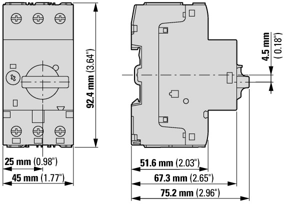 88918 PKZM0-20-T Автоматический выключатель для защиты трансформаторов MOELLER / EATON (арт.088918)
