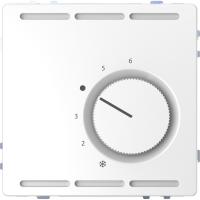 Schneider Electric MTN5762-6035 D-Life ТЕРМОРЕГУЛЯТОР с центр. пл. с перекл. конт.230В, БЕЛ. ЛОТОС, SD