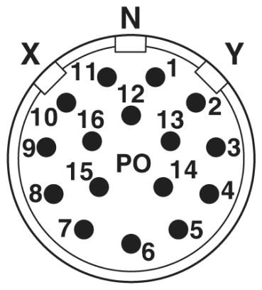 Phoenix contact 1600591 RC-16P1N1280EN Кабельный соединитель